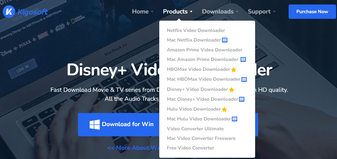 视频下载软件：Kigo Netflix/HBOMax/Amazon Prime/DisneyPlus/Hulu Video Downloader-PixStock 源像素