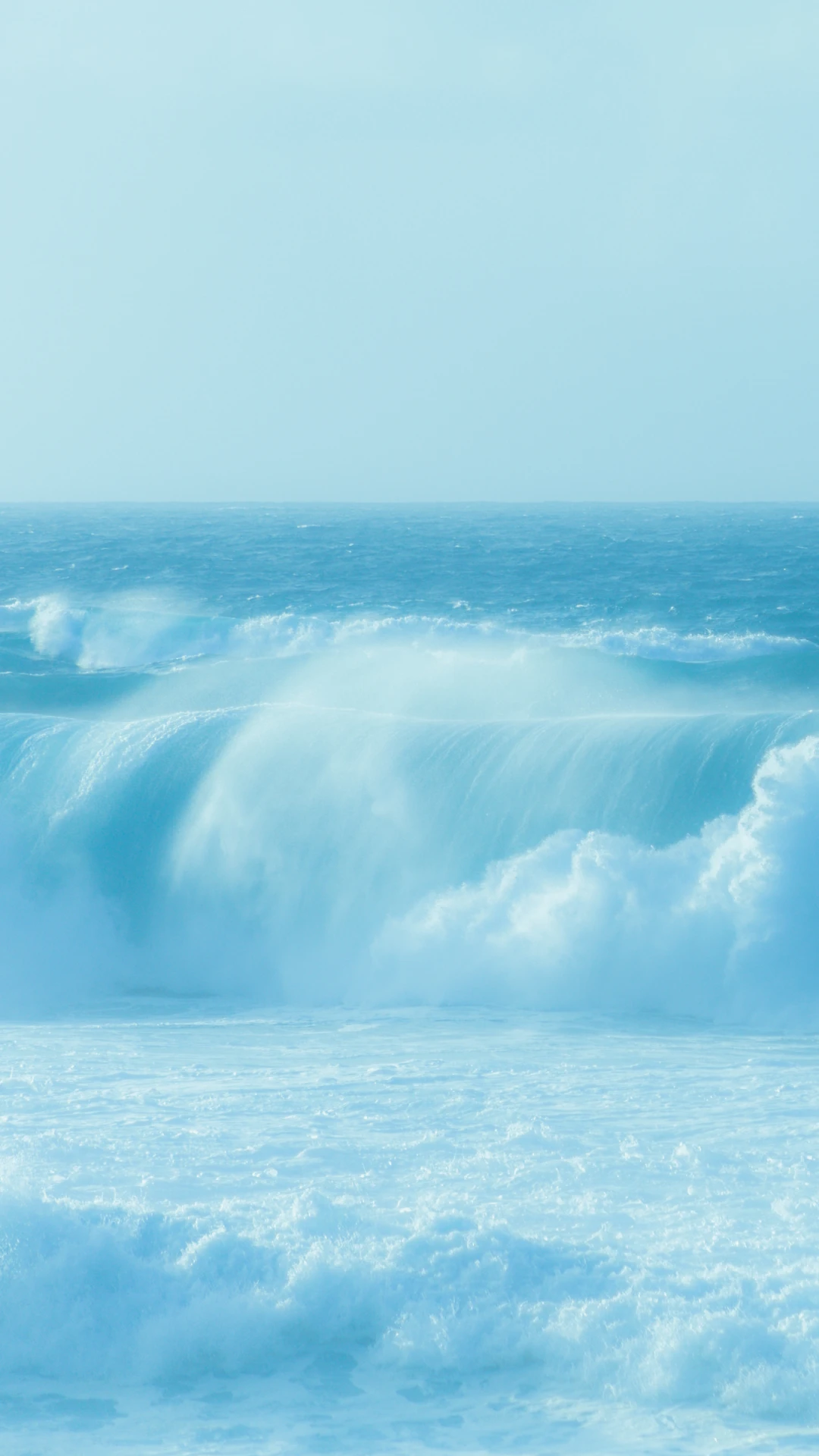 沁润之色 夏日纯净海洋 创意风景 高清手机壁纸-PixStock 源像素