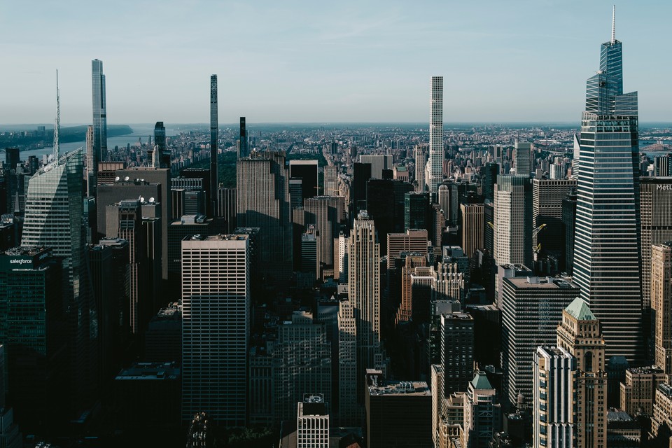 纽约城市建筑景观 曼哈顿摩天大楼 现代城市风景壁纸 6K-PixStock 源像素
