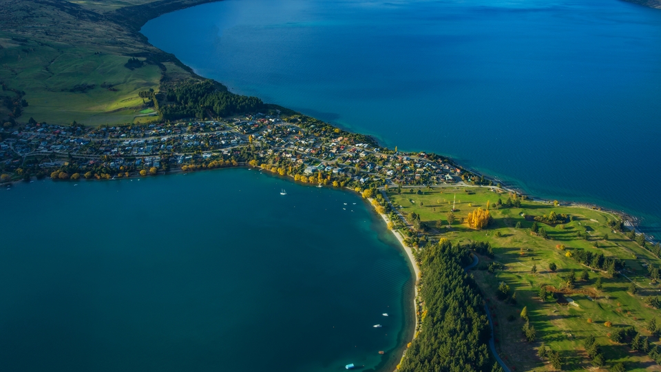 新西兰 皇后镇 高清养眼风光 航拍风景壁纸 8K