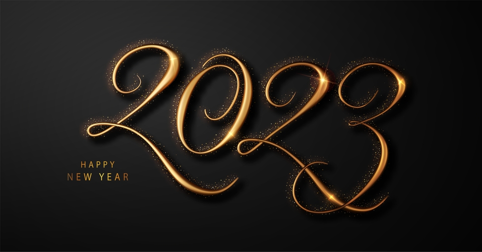 2023 新年快乐 个性 数字 字体 图片 壁纸 8k
